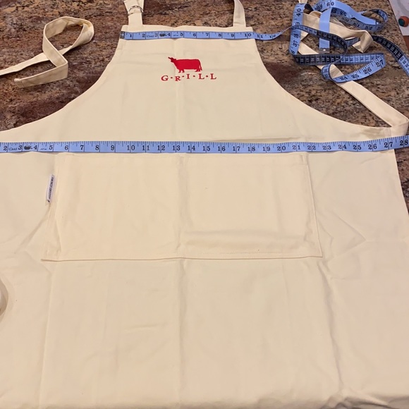 š„2-pc Set, Williams-Sonoma Grilling Adult Apron + Coordinating Potholder, NWOT - Picture 4 of 12